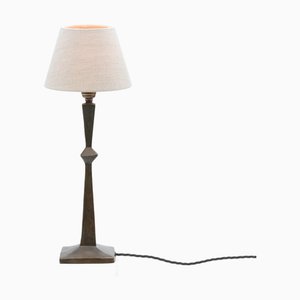 Patinated Bronze Table Lamp in the style of Giacometti