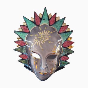 Venezianische Keramikmaske, 1980er