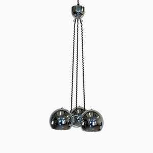 Suspension Space Age en Acier Chromé par G. Reggiani, 1970s