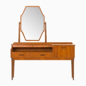 Skandinavischer Frisiertisch oder Konsole aus Teak, Dänemark, 1960er