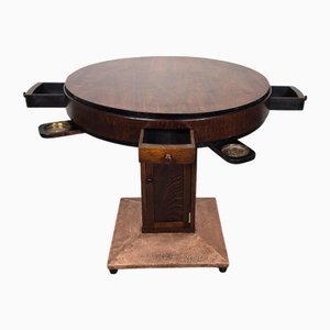 Mesa de póquer y ajedrez Art Déco