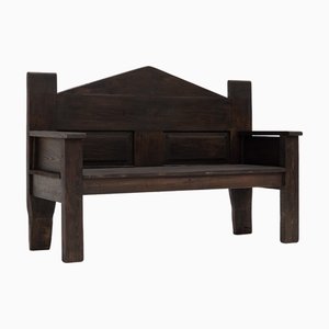19th Century Rustic Spanish Bench