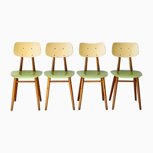 Dining Chairs from Ton, 1960, Set of 4