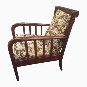 Armchair in Dark Wood attributed to Ico Parisi for Osvaldo Borsani, 1940s