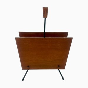 Mid-Century Danish Teak Magazine Rack, 1960s