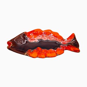 Ceramic Serving Plate from Vallauris, Southern France, 1960s