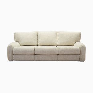 Italian White Sofa by Arrigo Arrigoni for Busnelli, 1970s