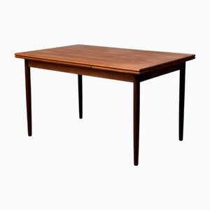 Mesa de comedor de teca, Dinamarca, años 60