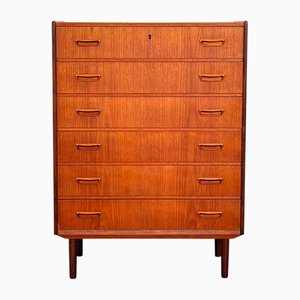 Commode à 6 Tiroirs en Teck, Danemark, 1960s