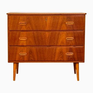 Chest of 3 Drawers in Teak, Sweden, 1960s