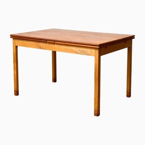 Dining Table in Teak and Oak from EJ Møbler, Denmark, 1950s-1960s