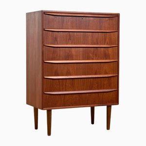 Vintage Danish Teak Chest of Drawers, 1950s