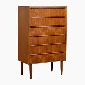 Commode à Tiroirs Vintage en Teck, Danemark, 1950s