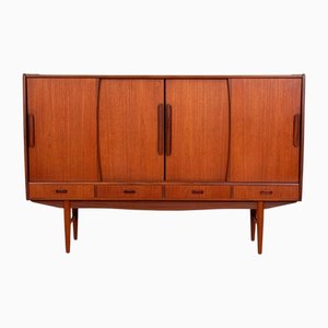 Danish Highboard in Teak, 1950s
