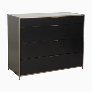 Dita Sideboard with Drawers in Anthracite Metal and Wood from Ligne Roset