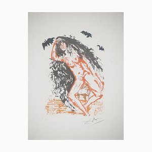 Salvador Dali, Laziness, Original Engraving