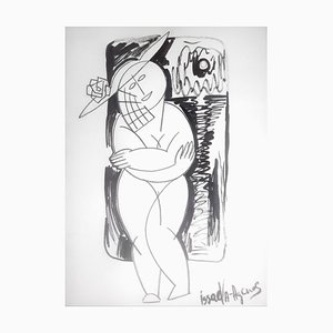 Issaeva-Agenos, Composition figurative, 2006, Crayon & Encre sur Papier