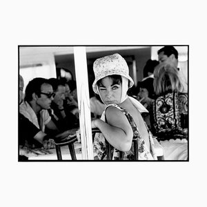 Otto Bettmann, Elizabeth Taylor au Festival de Cannes, 1959, Tirage argentique