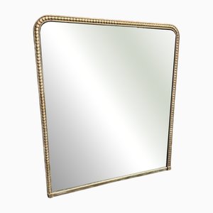 Large Antique English Gilt Overmantle Mirror 19th Century