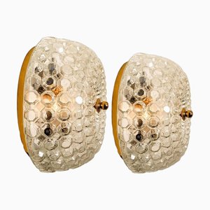 Bubble Flush Mounts or Wall Sconces attributed to Limburg, 1960s, Set of 2