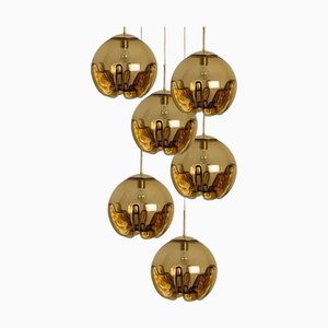 Glass Bowl Pendant from Mazzega, Italy, 1970s
