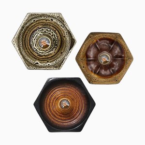 Ceramic Wall Light by Pan Leuchten, 1960
