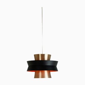Lampada a sospensione Trava in rame attribuita a Carl Thore per Granhaga, Scandinavia, anni '60