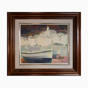 Le Port de Cadaqués, Huile sur Toile