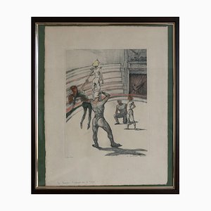 Después de Henri de Toulouse-Lautrec, La Chapiteau, Acróbatas, Litografía