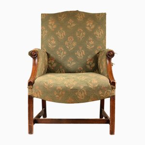 Fauteuil Gainsborough Style George III en Acajou, 1890s