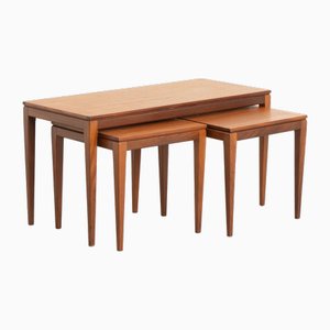 Mid-Century Teak Long Nest of Tables by Richard Hornby, 1965, Set of 3