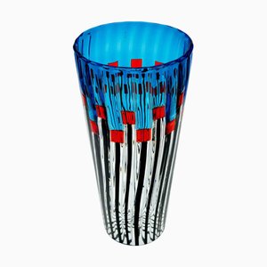 Vase aus Muranoglas von Silvio Piattelli