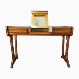 Console Table with Design Mirror, 1950s
