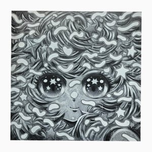 Shin Seung-Hun, Chunjas Multiverse Story Face 6, 2025, Acrylic on Canvas