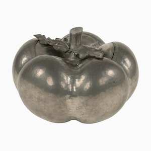 Midcentury Modern Pumpkin Ice Bucket, 1970s