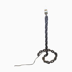 Brutalistische Vintage Lampe, 1970er