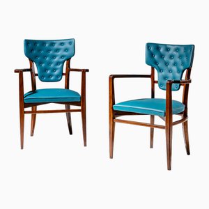 Vintage Armchairs by Erik Gunnar for Asplund, 1930s, Set of 2