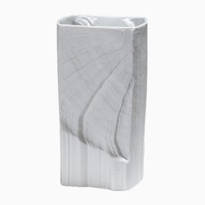 Strukturierte Porzellanvase von Rosenthal, 1980er
