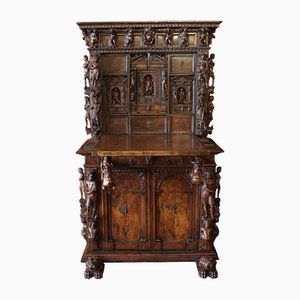 Genoese Renaissance Said Cabinet in Walnut, 16th Century