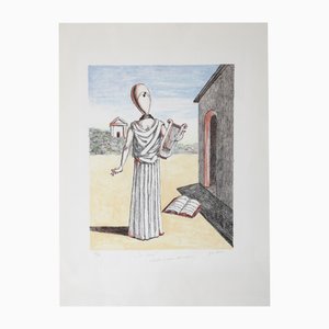 Giorgio De Chirico, The Muse, Lithograph, 1972