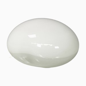 Italienische Space Age Tischlampe aus Opalglas von Vistosi, 1970er