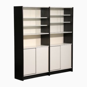 Bibliothèque par Martin Visser pour 't Spectrum, Holland, 1965, Set de 2