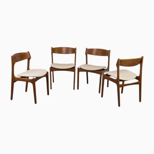 Danish Teak Dining Chairs by Erik Buch for OD Møbler, 1960s, Set of 4