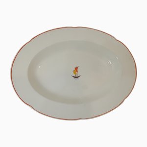 Plato de servicio de Gio Ponti para Richard Ginori, años 30