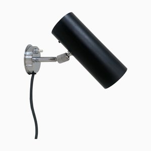 Vintage Model 31 B Black Sconce by Gino Sarfatti for Arteluce, 1950s