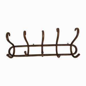 Antique Thonet Style Wall Coat Rack, 1890s