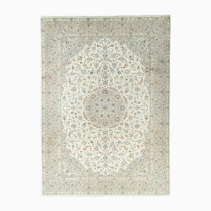 Handgeknüpfter Kashan Orientteppich in Beige und Pastelltönen