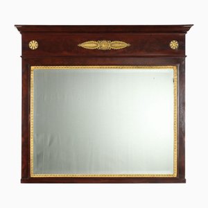 Empire Fireplace Mirror in Mahogany