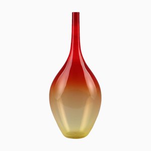 Vintage Vase aus Glas