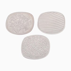 Tres cuencos daneses vintage de terracota de Gunnar Nylund para Nymølle. Juego de 3
